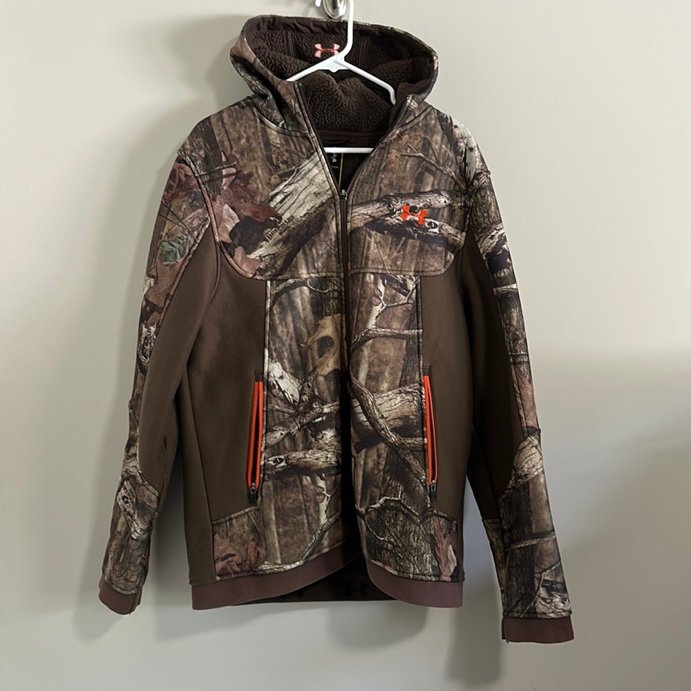 Mens UA Camo fleece lined jacket XL